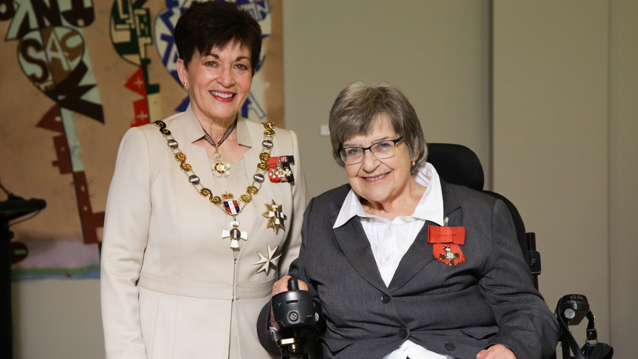 Pauline Stansfield receives MNZM Image