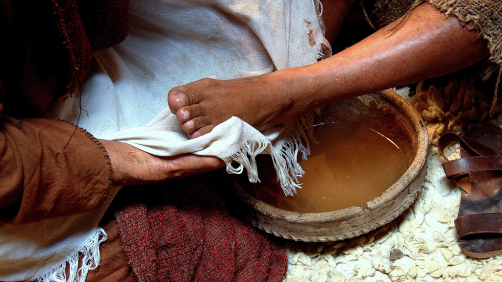 Feet washing Baptist New Zealand