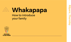 Whakapapa | How to introduce your family Image