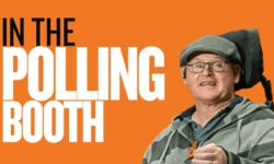 In the polling booth: Timothy Lee Image